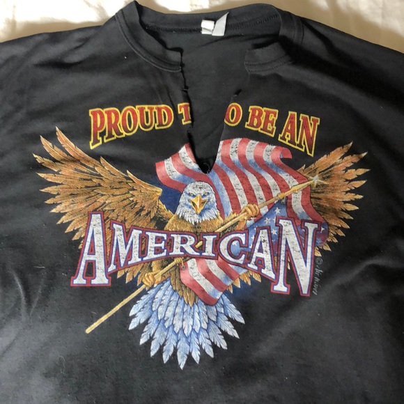 Vintage proud to be an American tee - Picture 4 of 5